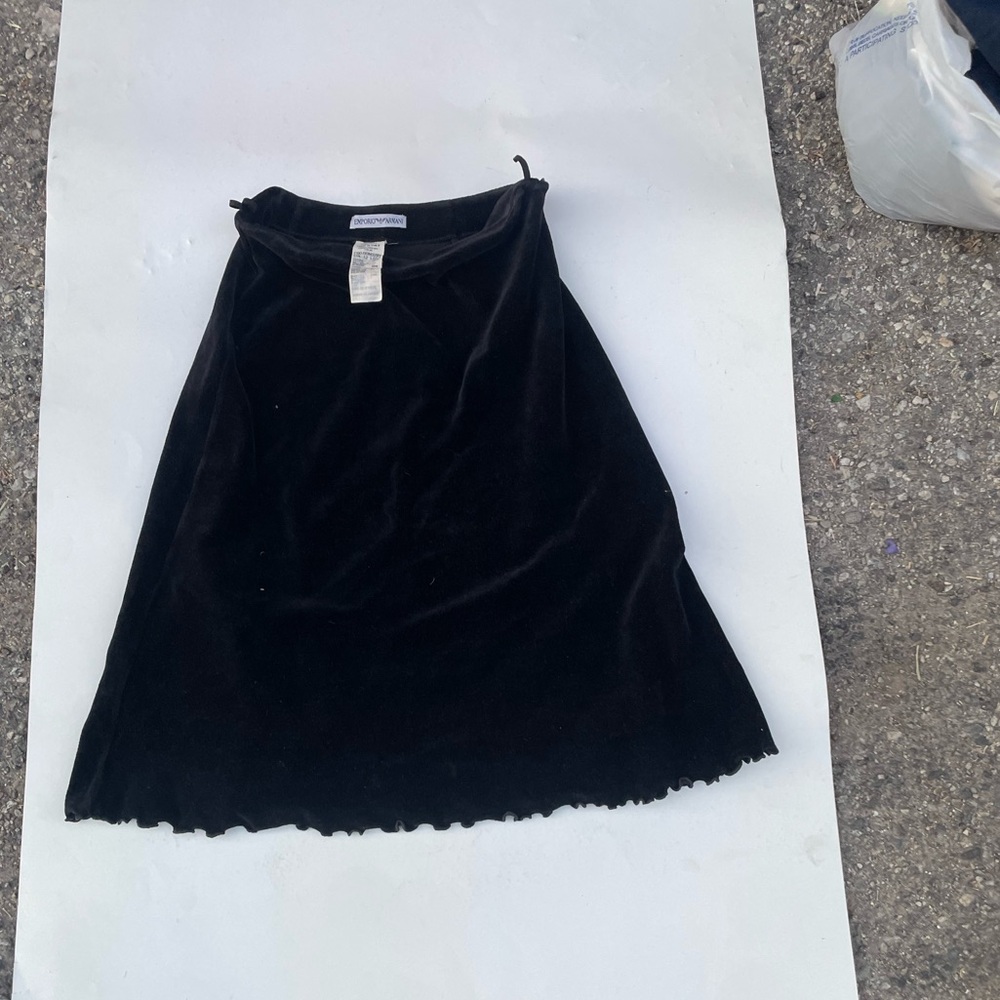 Emporio Armani Maxi Black Skirt